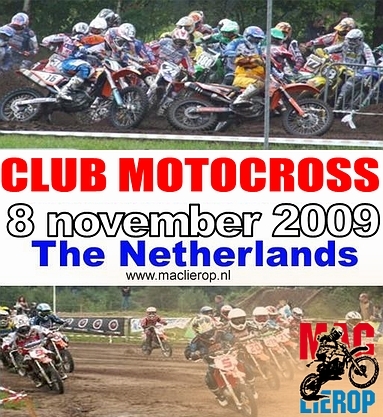 MAC Lierop - Clubmotocross 8 november 2009