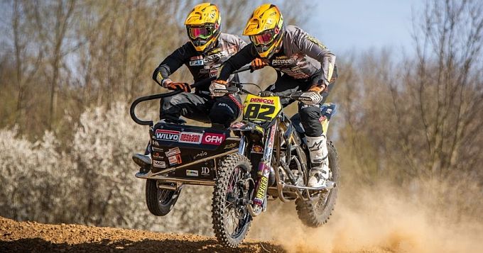 Spannende strijd ONK Sidecars/Quad Masters Lierop