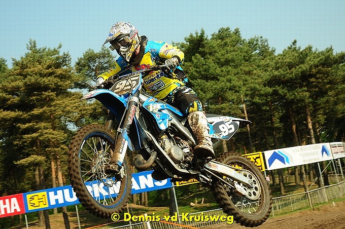 Nigel Blomer zesde in NK MX2 Jeugd in Lierop