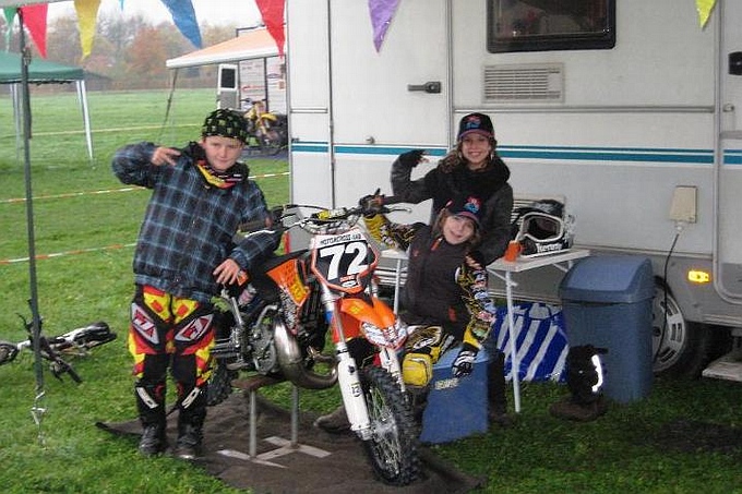 Familie Bouwense op het Rennerspark in Lierop