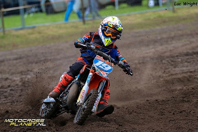 Lucas Coenen wint het NK 65cc in Lierop, Sacha wordt vijfde