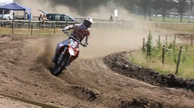 Glenn Coldenhoff op laatste vrije trainingen voor GP Lierop