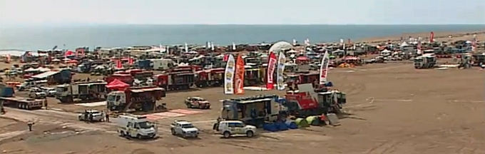 Beelden van de voorbereiding op de Dakar Rally 2011