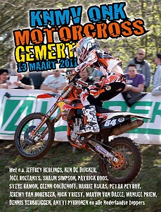 Zondag 13 maart start ONK motorcross op loodzware Wolfsbosch circuit in Gemert