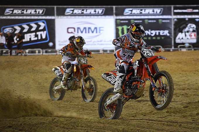 Herlings wint eerste manche in Qatar, Coldenhoff tweede