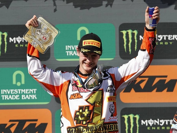 Jeffrey Herlings, wereldkampioen motorcross MX2, is natuurlijk de grote kanshebberbij de verkiezing van sportman van het jaar in Gemert-Bakel