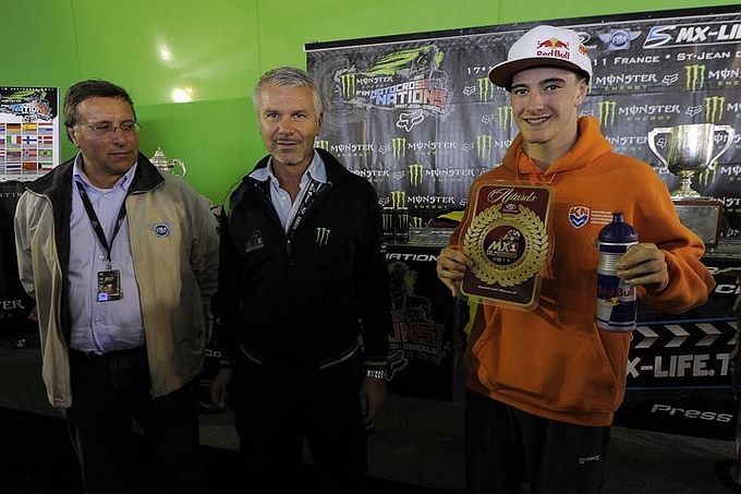 Jeffrey Herlings wint voor de tweede keer Ricky Carmichael Award