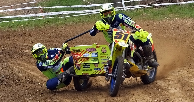 De combinatie Silvio Senz en Nick Maas pakt WK punten tijdens de GP van Lommel