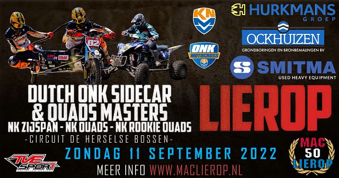 Finale ONK Sidecar & Quad Masters Lierop 11 sept 2022