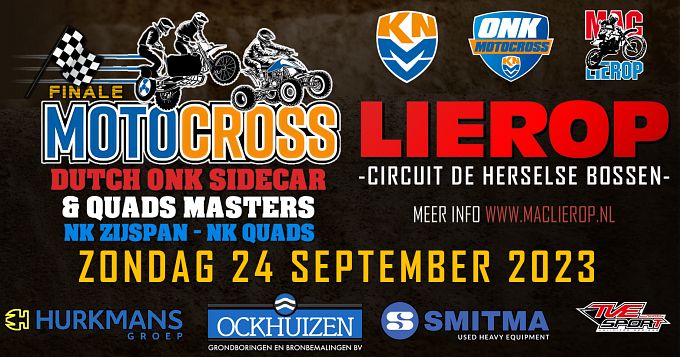 MAC Lierop rijders aan de start bij ONK Zijspan & Quad Masters