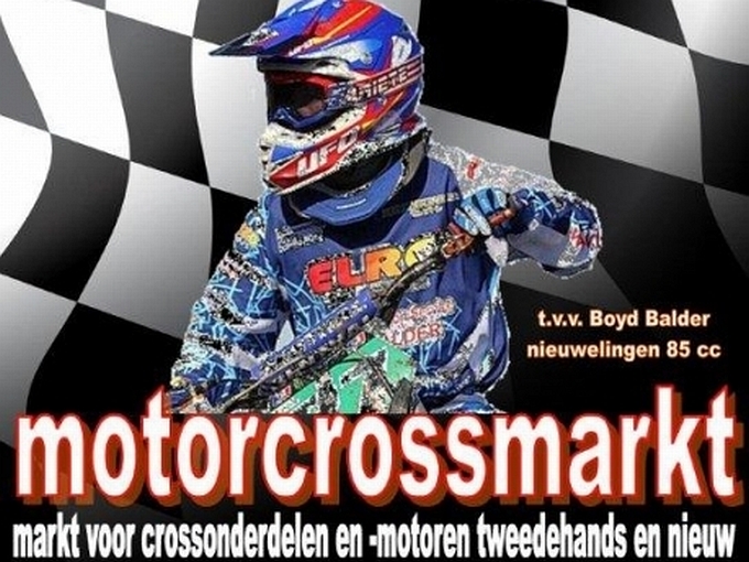 Grote Motorcrossmarkt in Kinrooi op 27 januari 2013