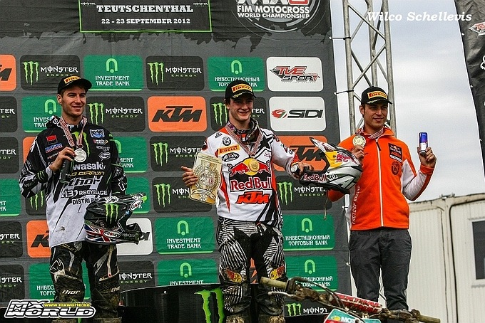 Tommy Searle de beste in de MX2 in Teutschenthal