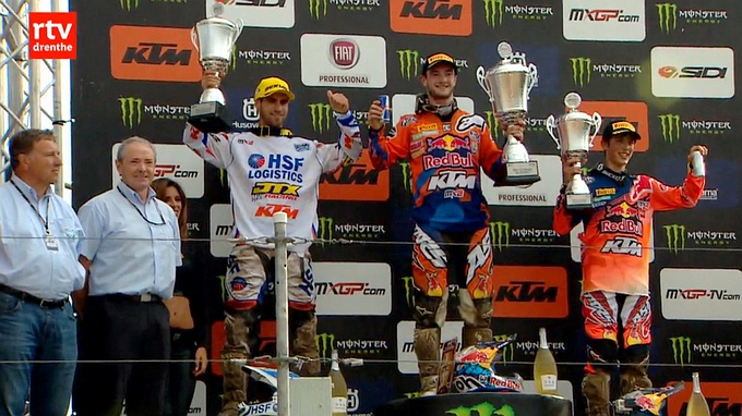 Herlings op het podium is ook in Assen een vertrouwd gezicht