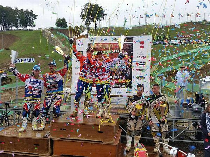 Worldchampions Sidecarcross 2015  #2 E. Bax (NL) / K. Stupelis (LV)