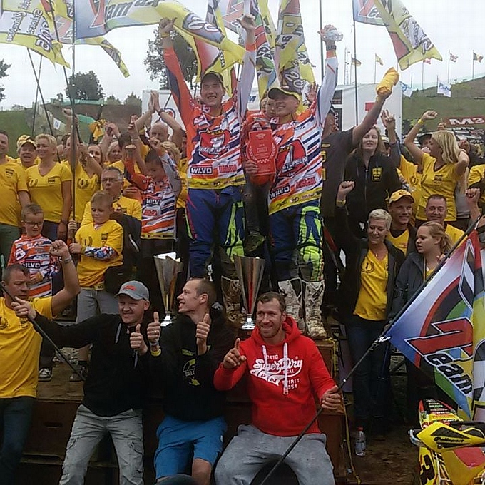 Worldchampions Sidecarcross 2015  #2 E. Bax (NL) / K. Stupelis (LV)