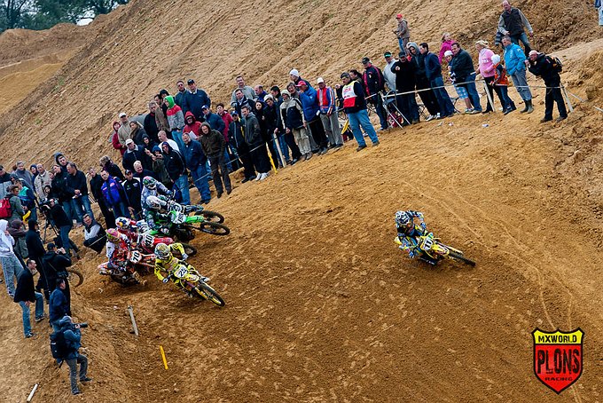 Beelden van het BK Motorcross in Pierreux