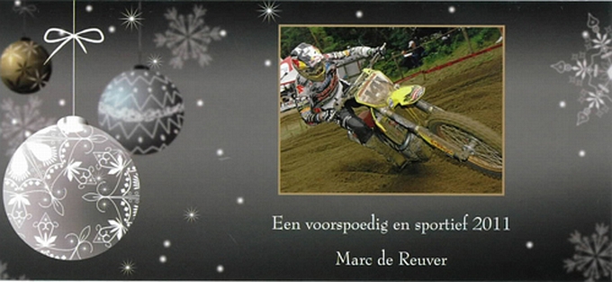 Marc wenst iedereen de beste wensen voor 2011