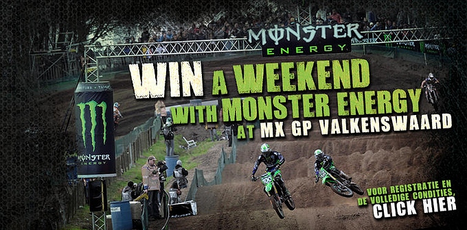 Win een weekend met Monster Energy tijdens MXGP Valkenswaard