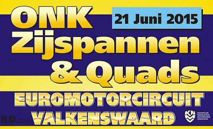 ONK zijspan en quads te Valkenswaard op 21 juni 2015