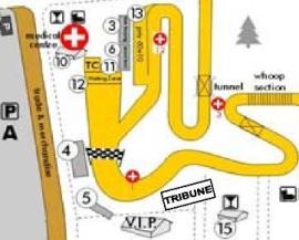 Plattegrond Tribune